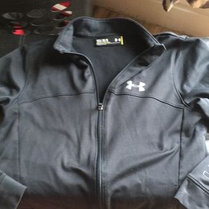 Youth under armor zipper jacket size xl black